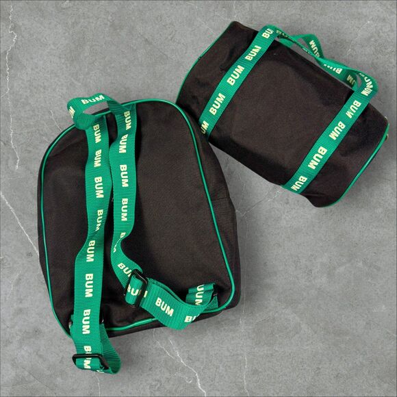 Vintage New Old Stock B.U.M. Equipment 90s Mini Duffle Bag/Backpack Set - Picture 2 of 5